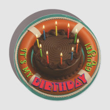 Verjaardagscruise (chocolade) Magneet