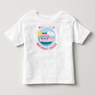 Verjaardagscruise peuter T-shirt – Schattige cruis