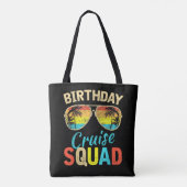 Verjaardagscruise-team Tote Bag (Achterkant)