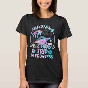 Verjaardagscruiseskader maakt samen herinneringen t-shirt