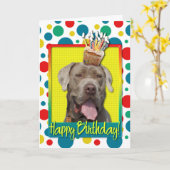 Verjaardagscupcake - Mastiff - Snoop Kaart (Gele Bloem)