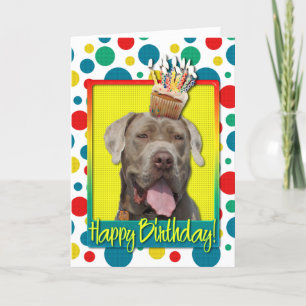 Verjaardagscupcake - Mastiff - Snoop Kaart