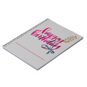 Verjaardagsdagboek Notitieboek (Linkerzijde)