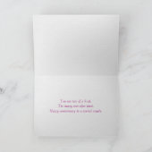 verjaardagsdagsbrieven - hartlinks op hout kaart (Binnen)