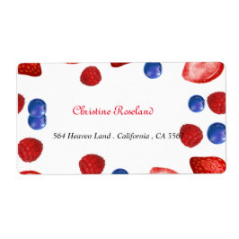 verjaardagsdagsfeest van Berry Themes Etiket