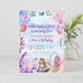 verjaardagsdagsuitnodiging kaart (Staand voorkant)