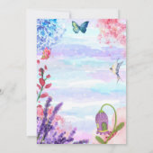 verjaardagsdagsuitnodiging kaart (Achterkant)