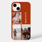Verjaardagsdatum Case-Mate iPhone Case (Achterkant)