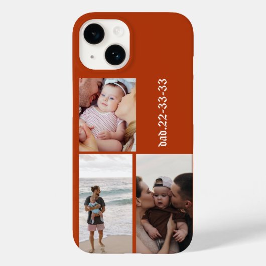 Verjaardagsdatum Case-Mate iPhone Case (Achterkant)