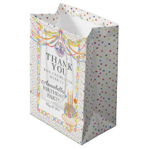 Verjaardagsdessert met Confetti Medium Cadeauzakje