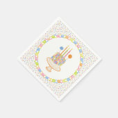 Verjaardagsdessert met Confetti Servet (Hoek)
