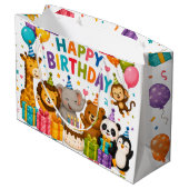 Verjaardagsdieren Cadeautas (Achterkant Gekanteld)