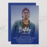 Verjaardagsdiner 46e verjaardagsuitnodiging Foto M