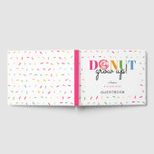Verjaardagsdonut Grow Up Kleurrijke Schattigee Spr Gastenboek (Volledig)