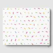 Verjaardagsdonut Grow Up Kleurrijke Schattigee Spr Gastenboek (Achterkant)