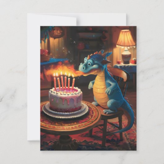 Verjaardagsdraak. (Voorkant)