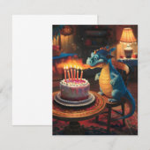 Verjaardagsdraak. (Voorkant / Achterkant)