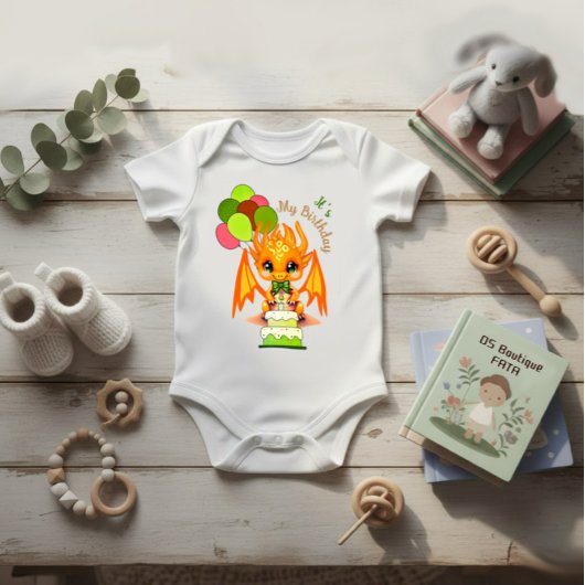Verjaardagsdraak Romper