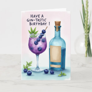 Verjaardagsdrank Illustratiekaart Kaart