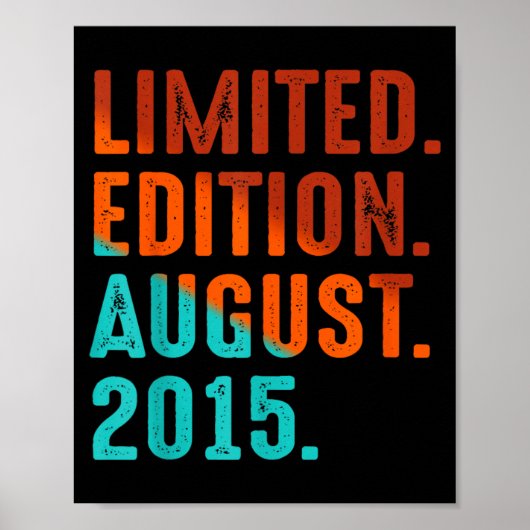Verjaardagseditie augustus 2015 poster (Voorkant)