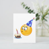 verjaardagsemoji briefkaart (Staand voorkant)