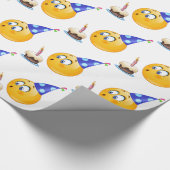 verjaardagsemoji cadeaupapier (Hoek)