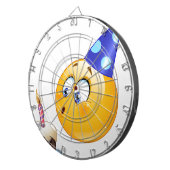 verjaardagsemoji dartbord (Voorkant Rechts)