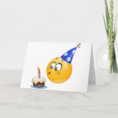 verjaardagsemoji kaart (Voorkant)