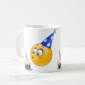 verjaardagsemoji koffiemok (Voorkant links)