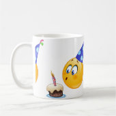 verjaardagsemoji koffiemok (Links)