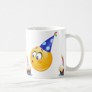 verjaardagsemoji koffiemok