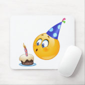 verjaardagsemoji muismat (Met muis)