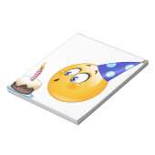 verjaardagsemoji notitieblok (Linkerzijde)