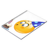 verjaardagsemoji notitieboek (Linkerzijde)