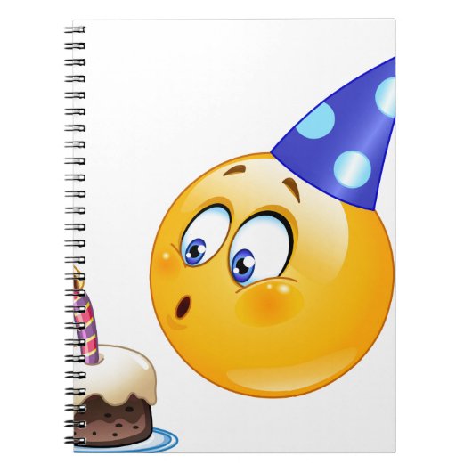 verjaardagsemoji notitieboek (Voorkant)