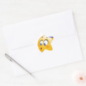 verjaardagsemoji ster sticker (Envelop)
