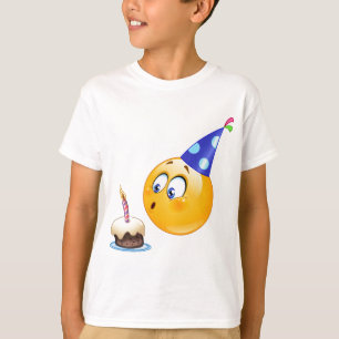 verjaardagsemoji t-shirt