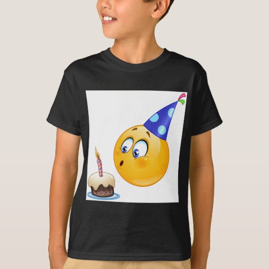 verjaardagsemoji t-shirt (Voorkant)