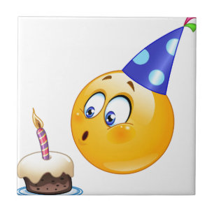verjaardagsemoji tegeltje