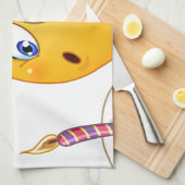 verjaardagsemoji theedoek (Quarter Fold)