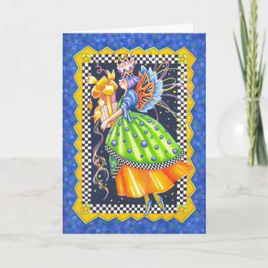 verjaardagsfee kaart (Voorkant)