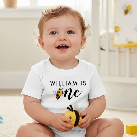 Verjaardagsfeest 1e Bijendag Baby T-shirt