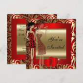 Verjaardagsfeest 21 jaar | Doe-het-zelf tekst Kaart (Voorkant / Achterkant)