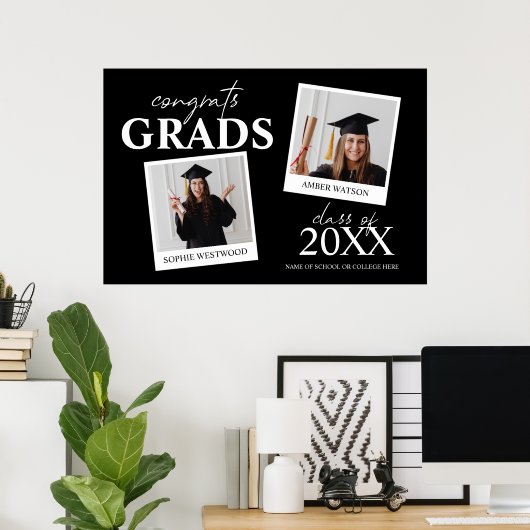 Verjaardagsfeest | 2 foto poster (Thuiskantoor)