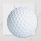 Verjaardagsfeest 50e Bday Par T-shirt golfbal Kaart (Achterkant)