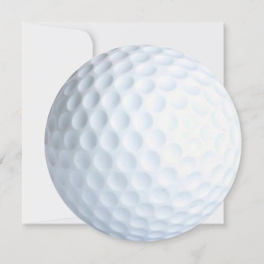 Verjaardagsfeest 50e Bday Par T-shirt golfbal Kaart (Achterkant)