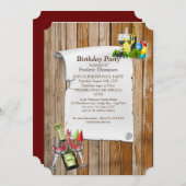 Verjaardagsfeest Aankondigingen (Voorkant / Achterkant)