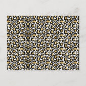 Verjaardagsfeest adopteert een wild dier certifica briefkaart (Achterkant)