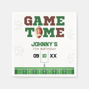 Verjaardagsfeest American Football Servet