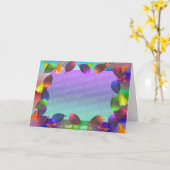 Verjaardagsfeest Ballonnen en Petten (foto lijst) Kaart (Gele Bloem)